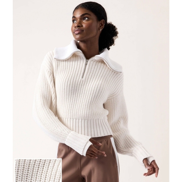 Athleta Sweaters - Athleta Alder Sweater in Magnolia White